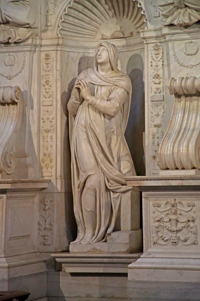 Leah, from the tomb of Julius II by Michelangelo Buonarroti